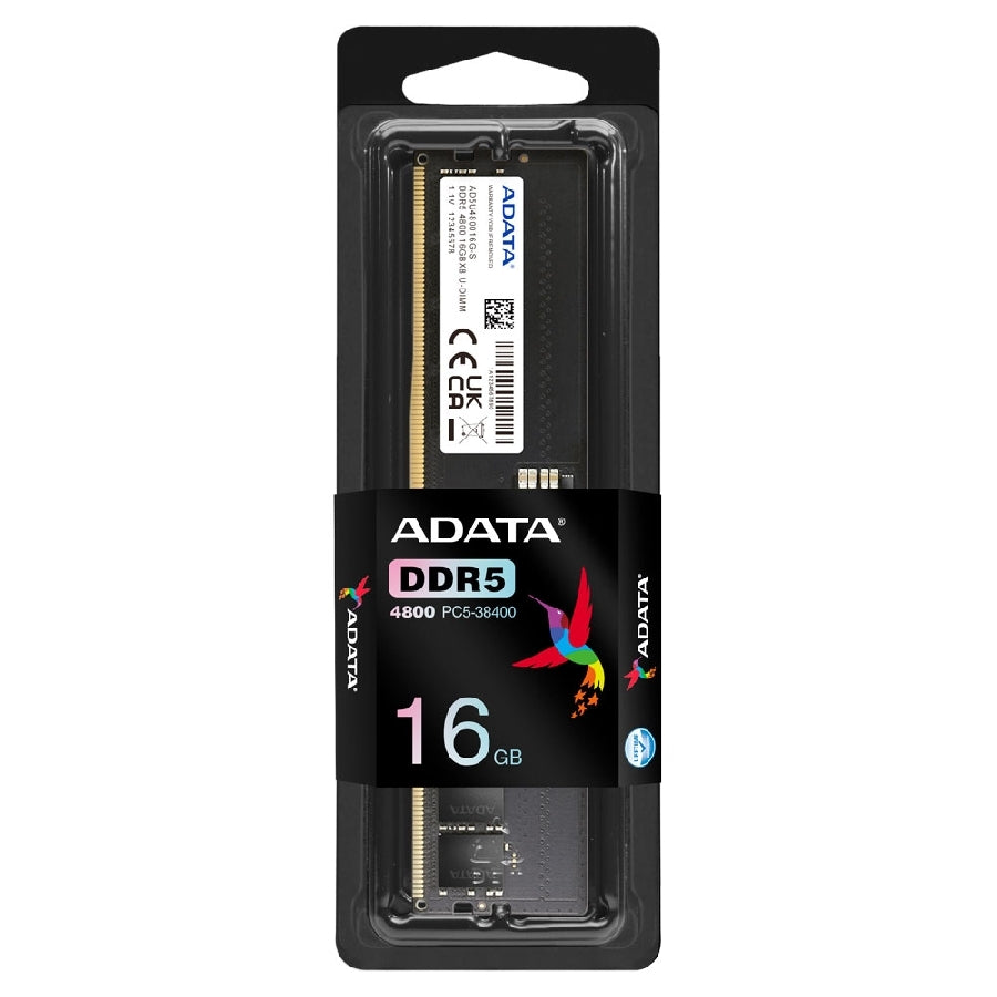 MEMORIA ADATA UDIMM DDR5 16GB PC5-38400 4800MHZ CL40 288PIN 1.1V PC MEMORIA ADATA UDIMM DDR5 16GB PC5-38400 4800MHZ CL40 288PIN 1.1V PC